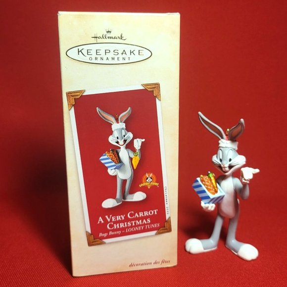 Hallmark Keepsake Ornament A Very Carrot Christmas Bugs Bunny Looney Tunes 2002 - Picture 1 of 12